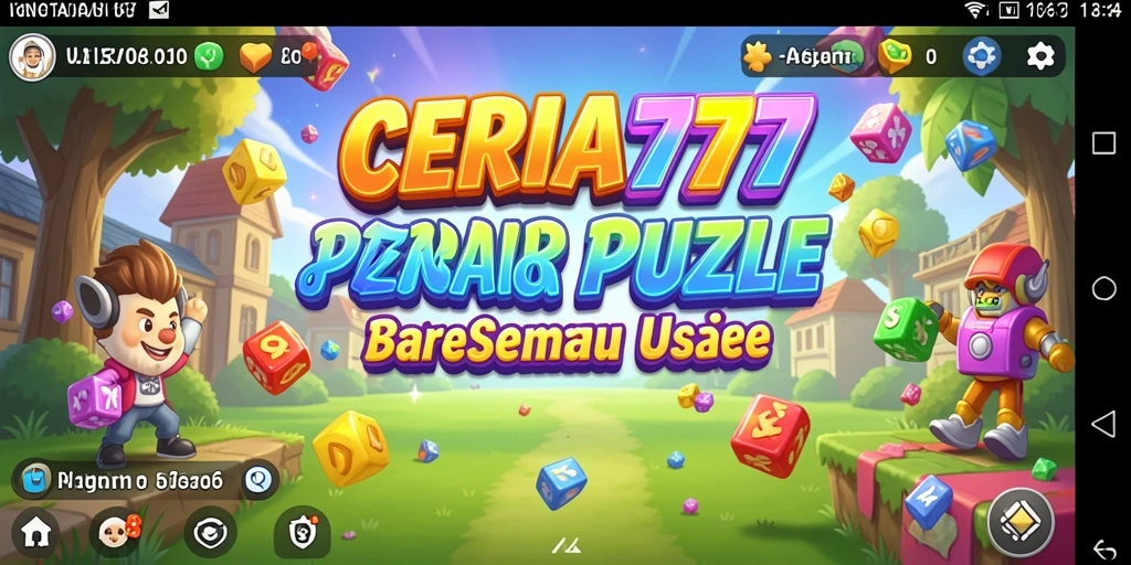 Tampilan gameplay CERIA777 yang seru dan penuh warna.