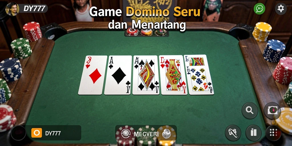 Screenshot gameplay Domino yang menampilkan keseruan bermain.