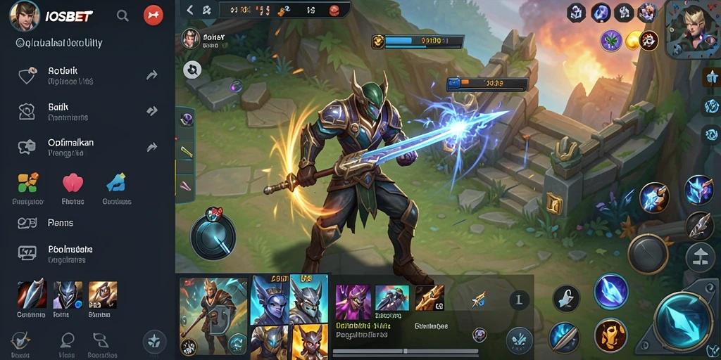 Tampilan screenshot IOSBET yang menampilkan fitur utama aplikasi Utility.