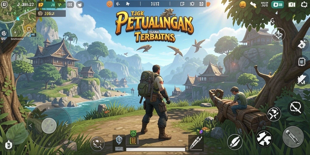 Tangkapan layar menarik dari gameplay di dunia terbuka JJ62.