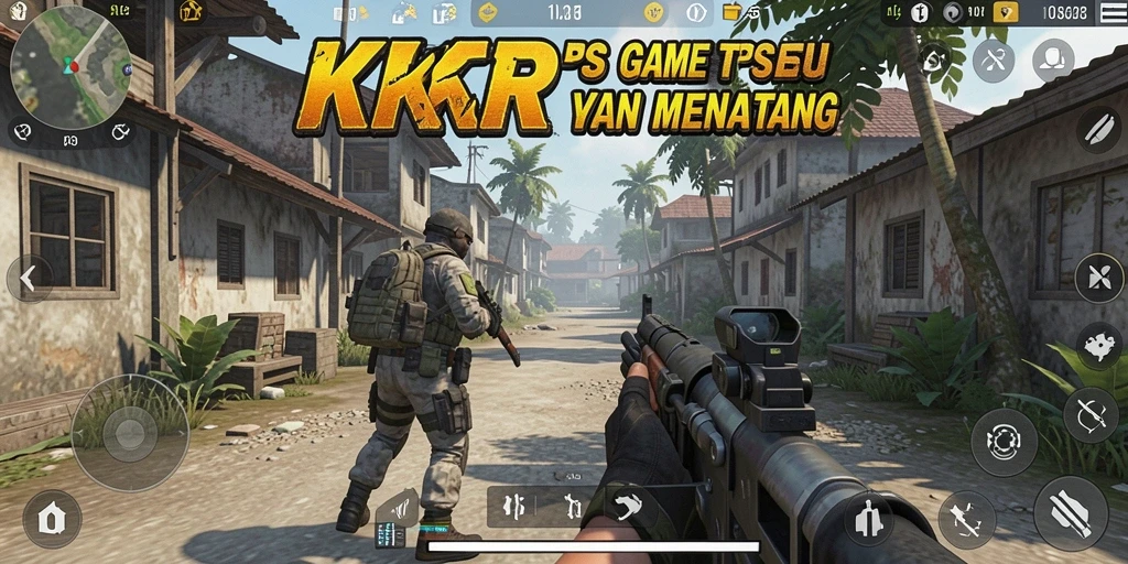 Gameplay seru KKRP dengan aksi tembak-menembak.