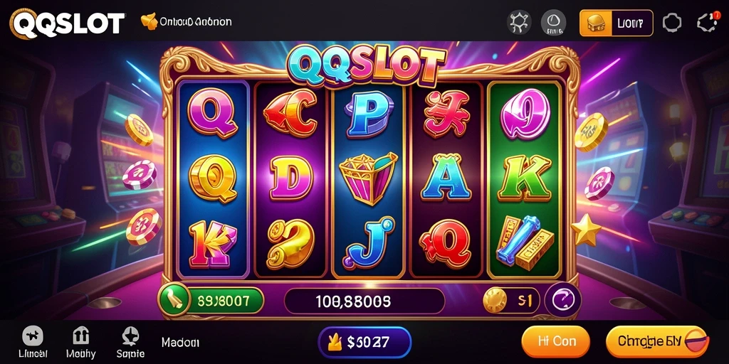 Tampilan gameplay QQSLOT yang menarik dan menegangkan.