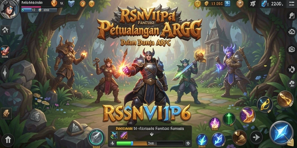 Screenshot gameplay RSNVIP6 menampilkan aksi pertarungan yang seru.
