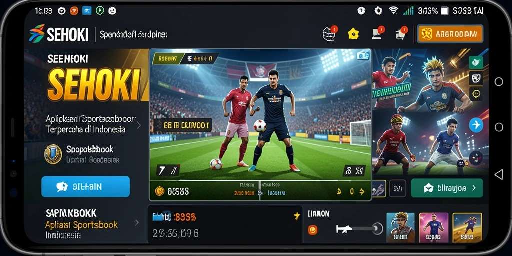 Tampilan antarmuka SEHOKI yang menarik dan mudah digunakan untuk taruhan olahraga.