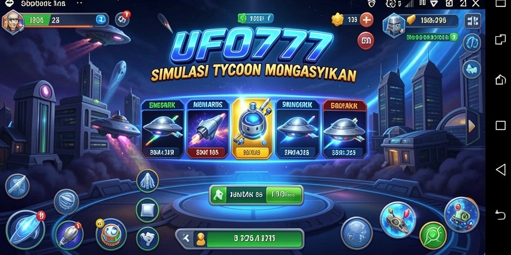 Tangkapan layar utama <strong>UFO777</strong> menampilkan gameplay Tycoon yang mengasyikkan dan interaktif.